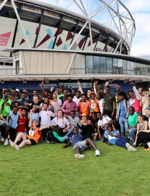 GMAX&Breadwinners+Sport+Day+@+London+Community+Marathon+Track